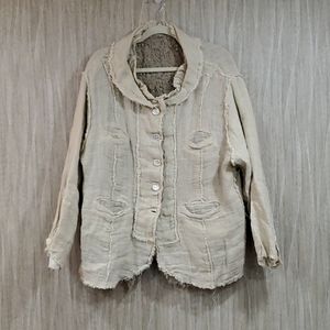 MAGNOLIA PEARL LINEN JACKET